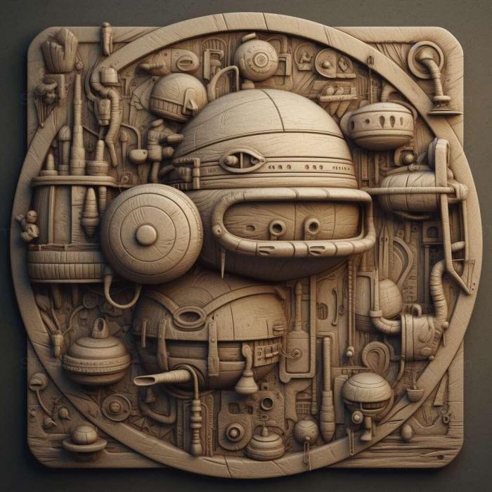 Games (Machinarium 3, GAMES_4999) 3D models for cnc